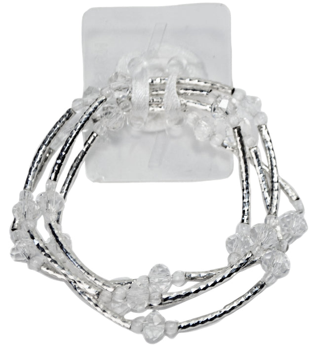 Angel Fire Corsage Bracelet - Clear